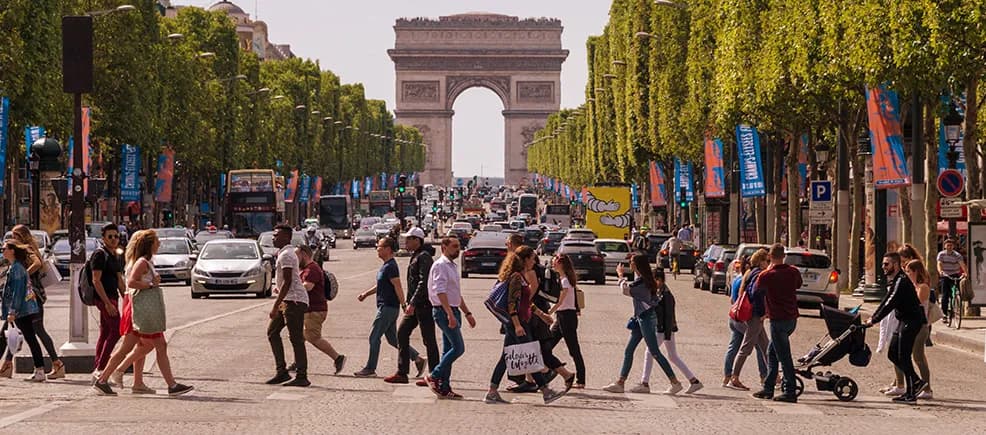 7. Champs-Élysées and Arc de Triomphe