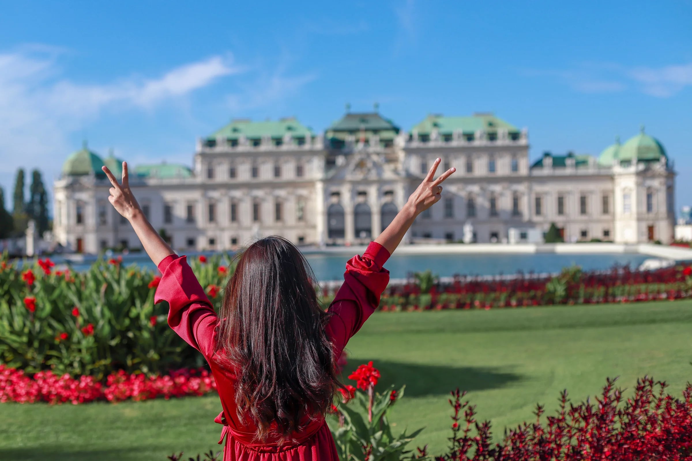 Vienna: Belvedere Palace Gardens photoshoot example 1