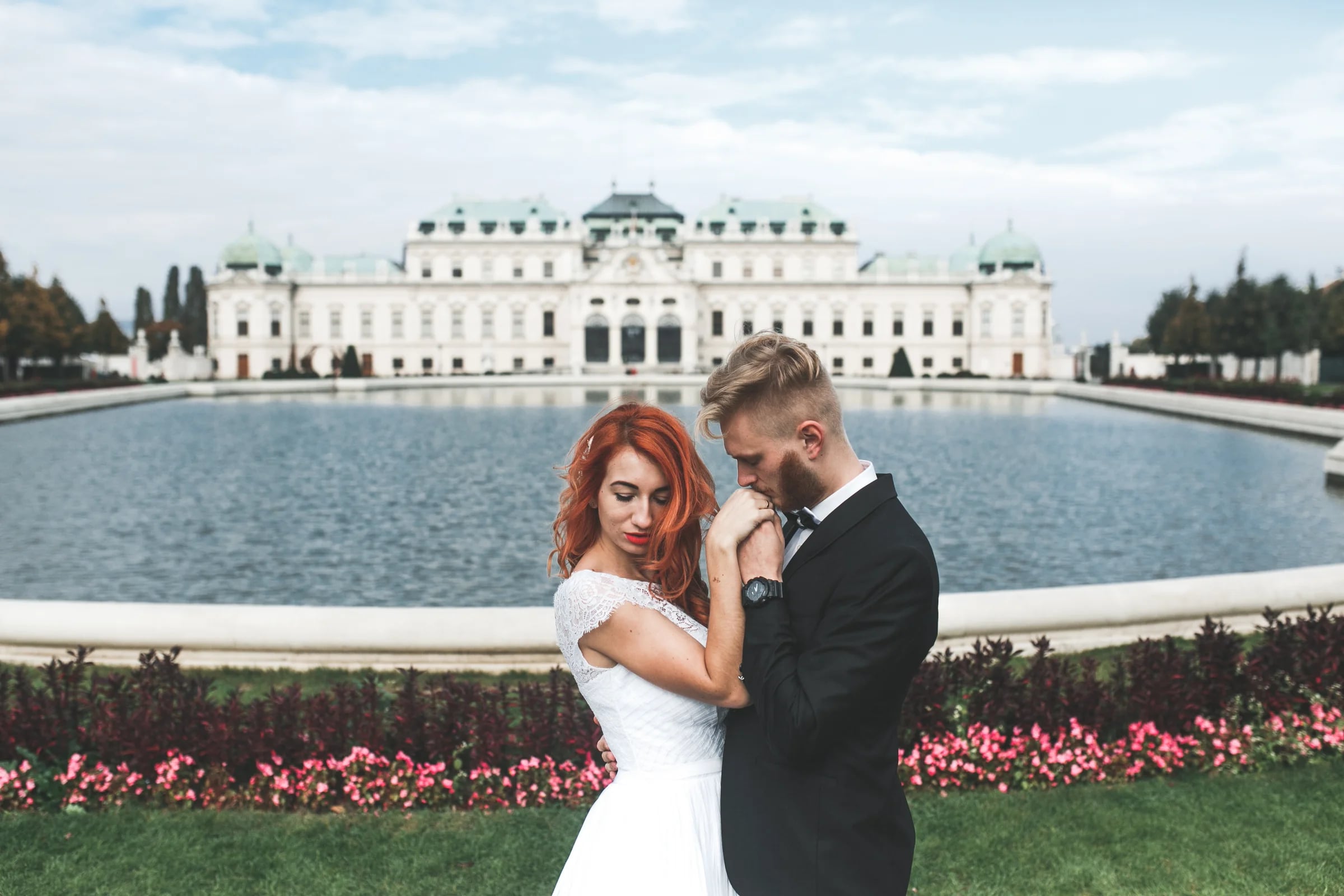 Vienna: Belvedere Palace Gardens photoshoot example 2